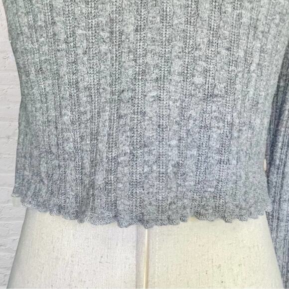 Tilly’s White Fawn Cropped Cardigan Fall Coquette Layering XS - Picture 6 of 10